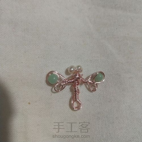 金属绕线蜻蜓 第10步