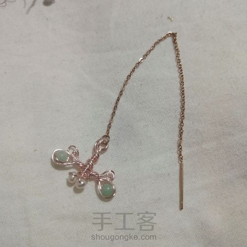 金属绕线蜻蜓 第11步