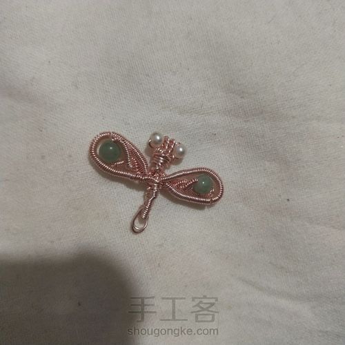 金属绕线蜻蜓 第7步