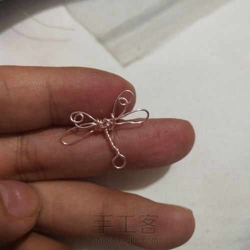 金属绕线蜻蜓 第9步