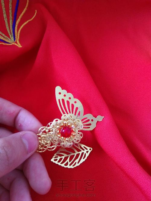 [君浅吟]原创古风对夹 第5步