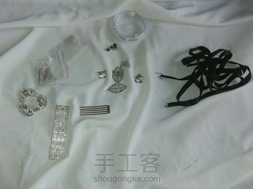 [绾君墨]原创古风发冠 第2步