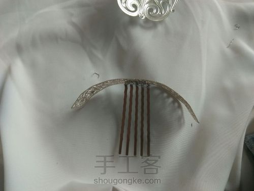 [绾君墨]原创古风发冠 第5步