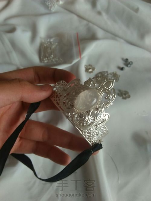 [绾君墨]原创古风发冠 第9步