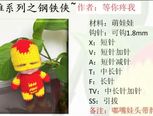 超级英雄钢铁侠钩针玩偶图解分享给大家