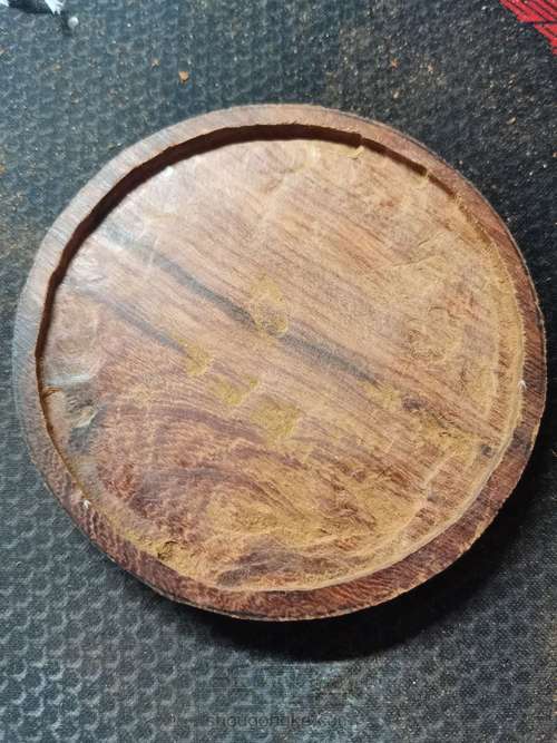 【原创】绿檀雕花梳妆镜 第5步