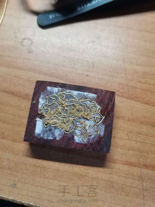 【原创】木质小挂牌（刻字结合镶嵌） 第6步