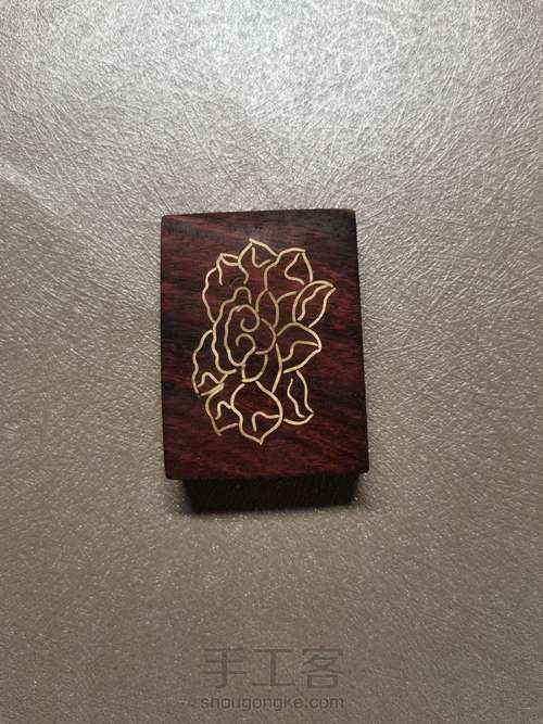 【原创】木质小挂牌(刻字结合镶嵌) 第7步