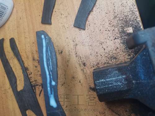 【原创】紫光檀裁纸刀 第5步