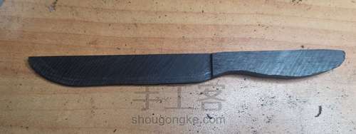 【原创】紫光檀裁纸刀 第7步