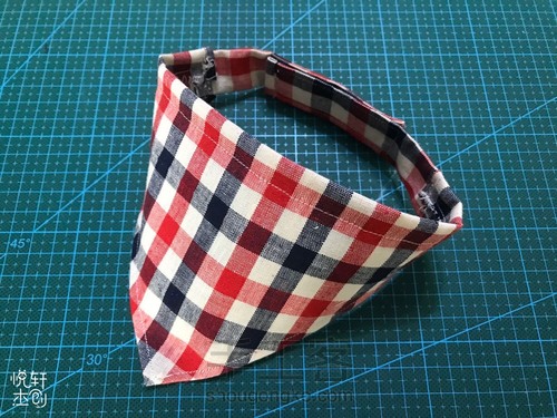 铲屎官们值得拥有的手工（一）——小围嘴的制作 第11步