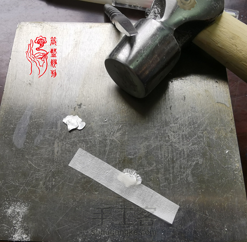 梦想照进现实,制作独一无二的梅花纯银宝石耳坠 第12步