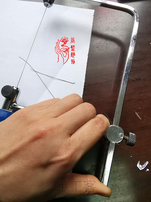 梦想照进现实,制作独一无二的梅花纯银宝石耳坠 第21步