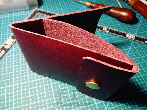 简约风格手缝零钱卡包超详细教程 第7步