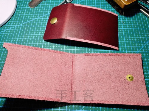 简约风格手缝零钱卡包超详细教程 第9步