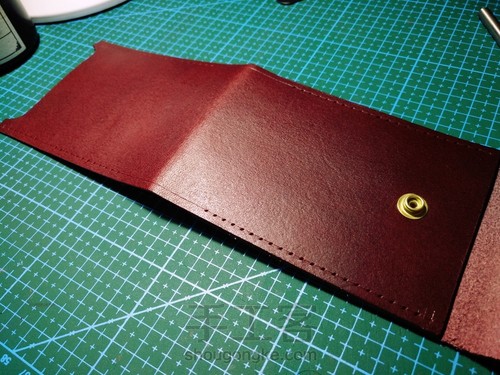 简约风格手缝零钱卡包超详细教程 第11步