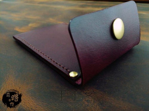 简约风格手缝零钱卡包超详细教程 第15步