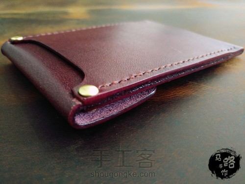 简约风格手缝零钱卡包超详细教程 第16步