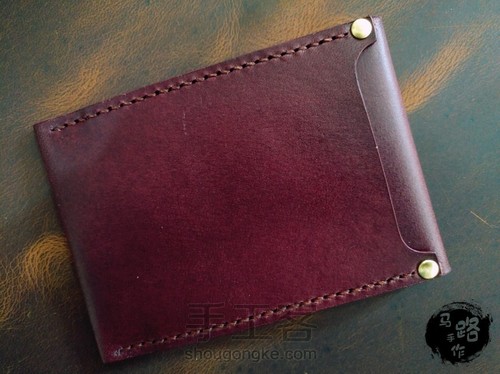 简约风格手缝零钱卡包超详细教程 第17步