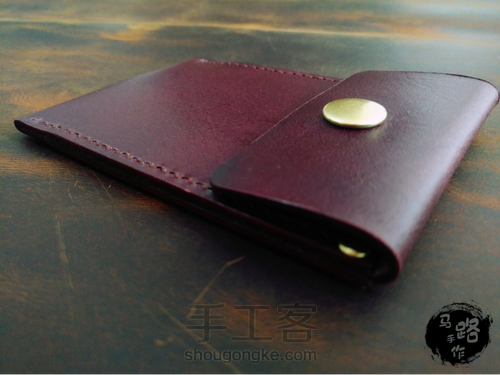 简约风格手缝零钱卡包超详细教程 第23步