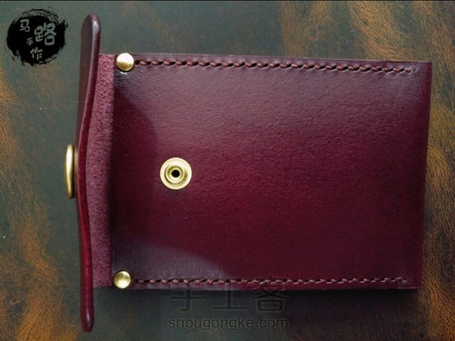 简约风格手缝零钱卡包超详细教程 第21步