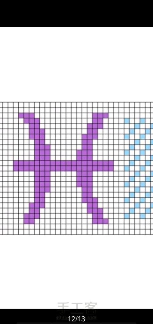 (转载)十二星座走线图 第12步