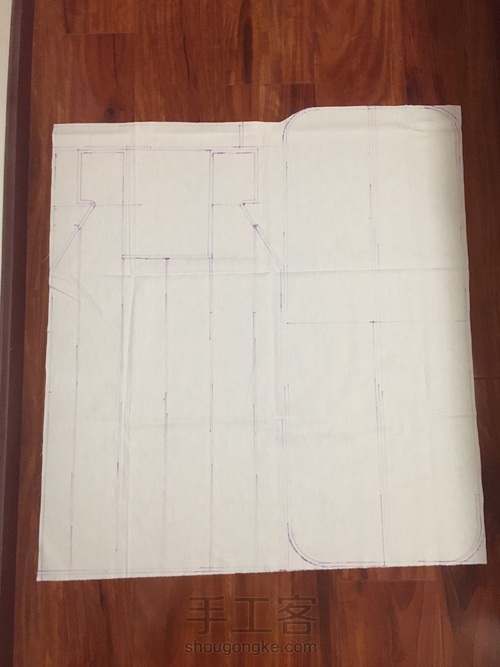 【原创】一个不专业的一片式bjd和服教程(版型+制做) 第3步