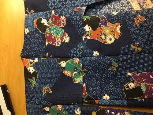 【原创】一个不专业的一片式bjd和服教程(版型+制做) 第6步