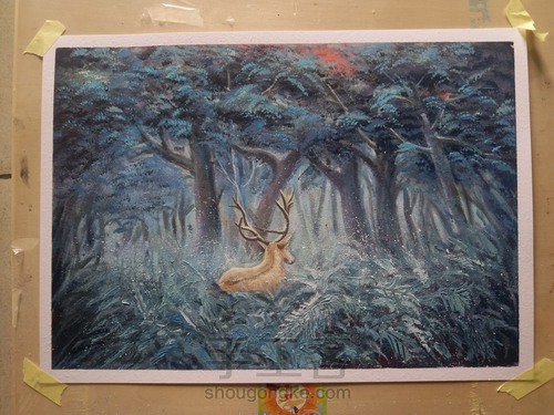 【水粉画】——风景 第8步