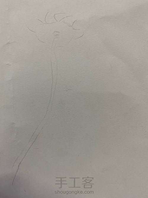 【油画棒】——《一束花》 第1步