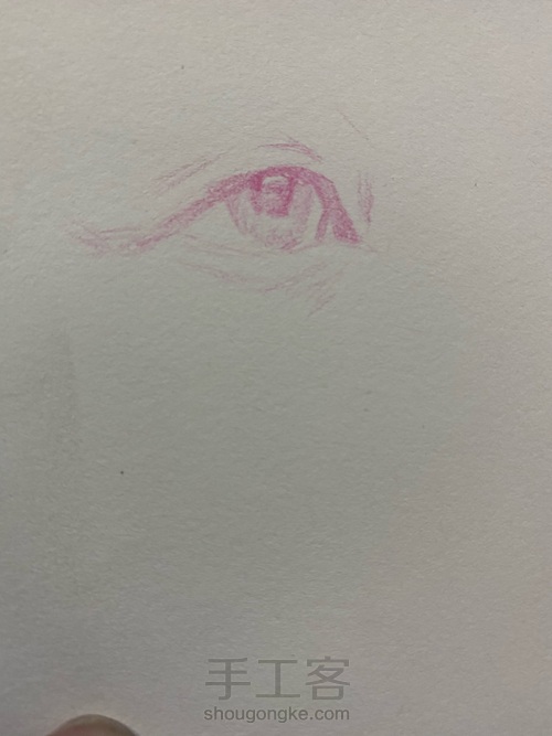 【彩铅五官】——《眼睛画法》 第3步