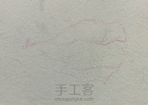 【彩铅五官】——《嘴巴画法》 第1步