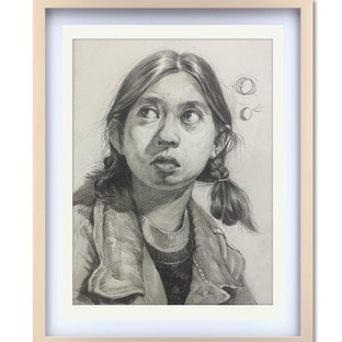 【素描】——《女头像》