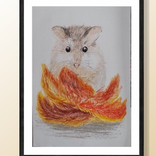 【油画棒】——《仓鼠》