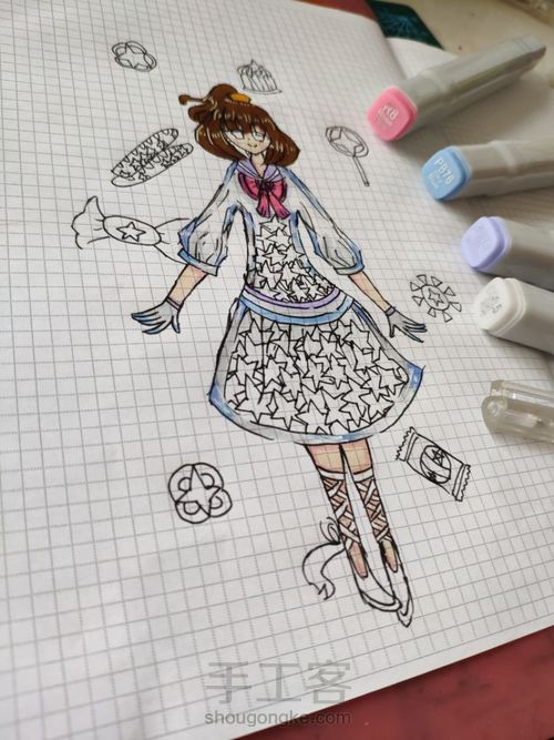 第五人格——杂技演员の星星糖 拟人 第3步