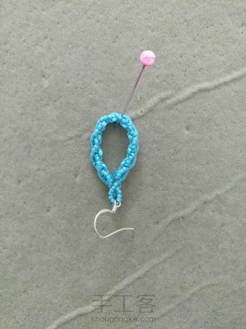 仿的耳饰 第2步