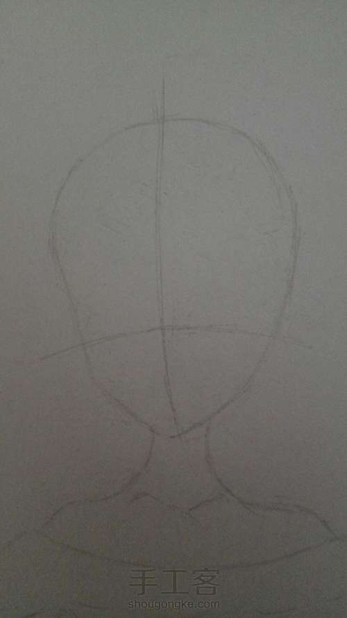 浅蓝少女(画法篇) 第1步