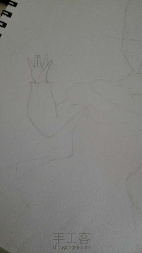 浅蓝少女(画法篇) 第3步