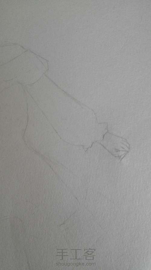 浅蓝少女(画法篇) 第4步