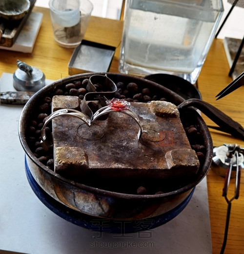 【花丝镶嵌】花见溪初级课程学员毕业作品—鹤翔九皋 第10步