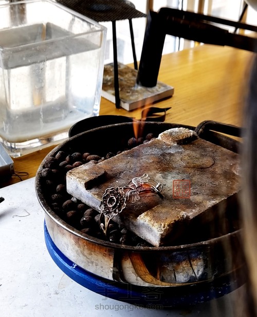 【花丝镶嵌】花见溪初级课程学员毕业作品—鹤翔九皋 第11步