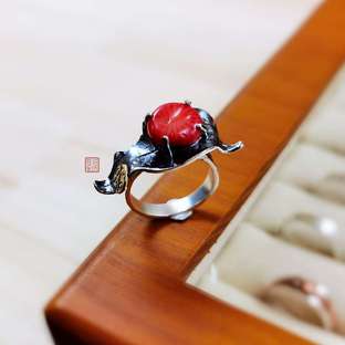 【宝石镶嵌戒指】花见溪原创金工基础课程（学员习作）