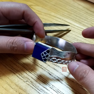 【创意金工】花见溪金工基础多色设计综合创意立体镶嵌手镯