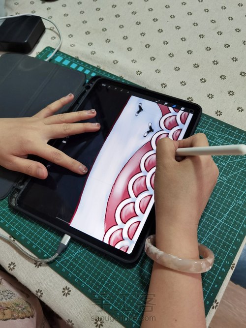 【创意金工】花见溪金工基础多色设计综合创意立体镶嵌手镯 第1步