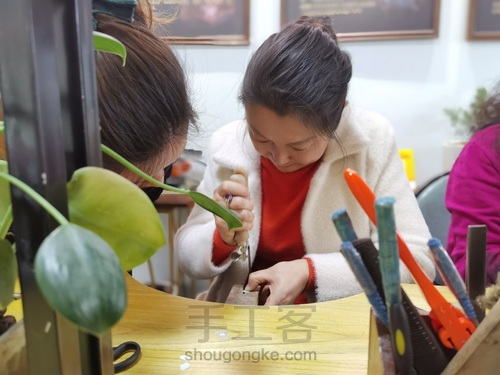 【创意金工】花见溪金工基础多色设计综合创意立体镶嵌手镯 第2步