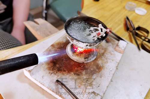 【创意金工】立体分色嵌宝胸针 第9步