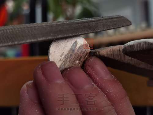 【金工培训】花见溪金工基础课程学员习作—手作银铃铛 第1步