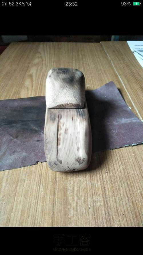 【原创】亲手给孩子做个木工玩具2法拉利 第9步