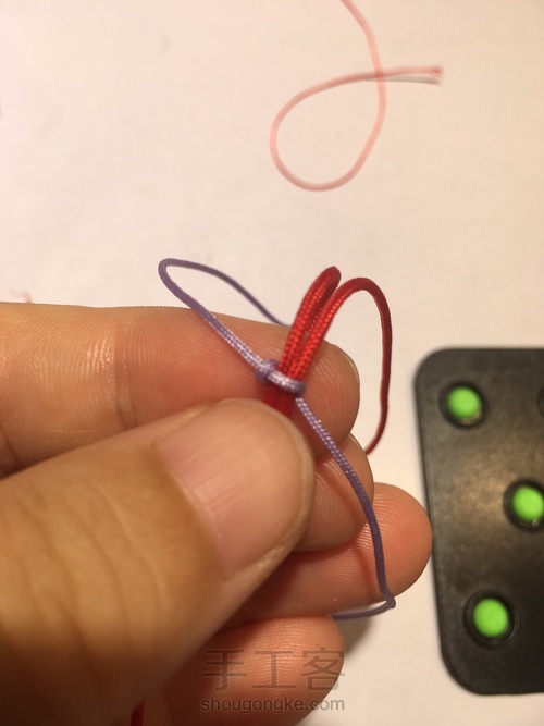 平结线圈 第2步