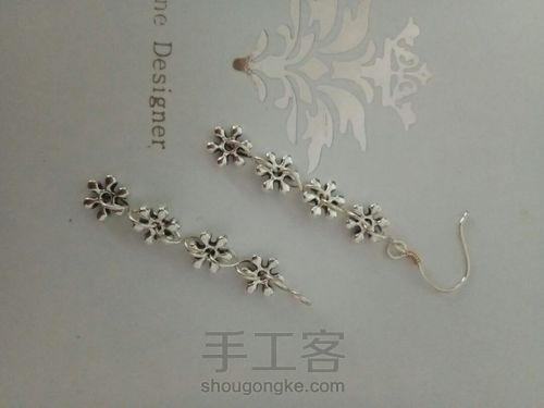 新手村 简单普通藏银耳饰 第3步